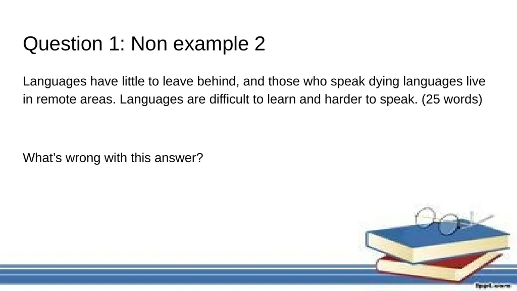 Reading Review Exam Style Questions Issues We need - slide 5 of 37
