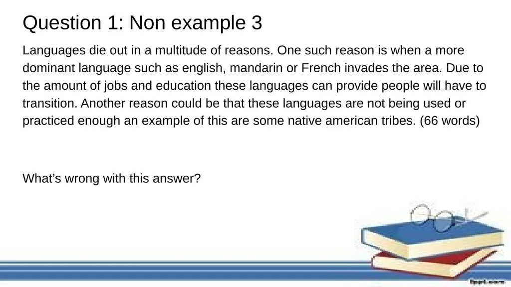Reading Review Exam Style Questions Issues We need - slide 6 of 37