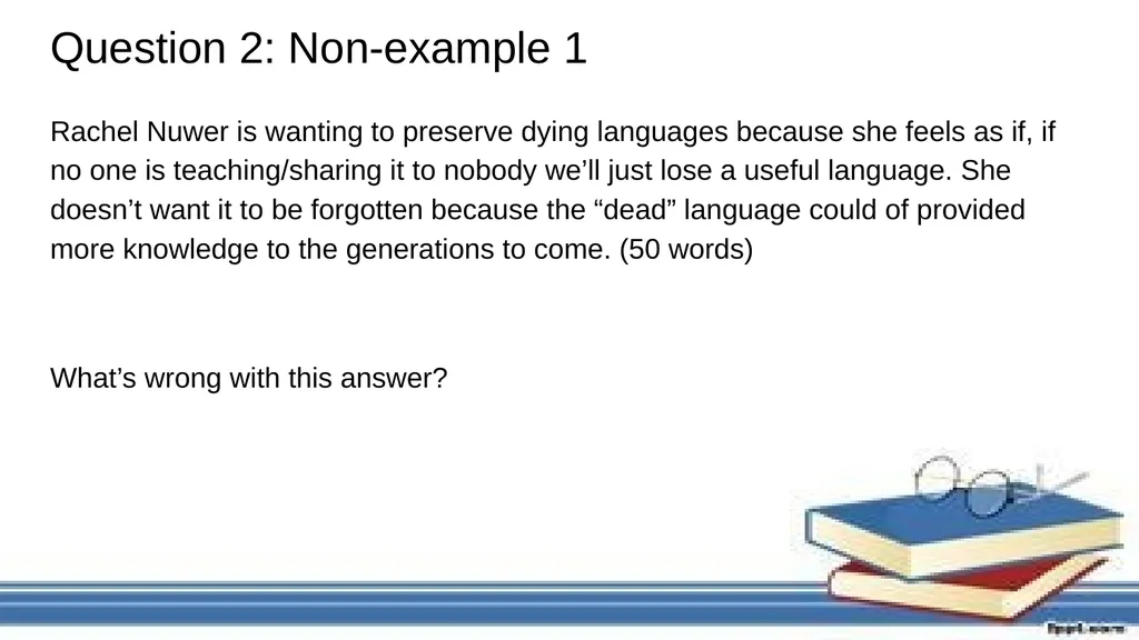 Reading Review Exam Style Questions Issues We need - slide 9 of 37