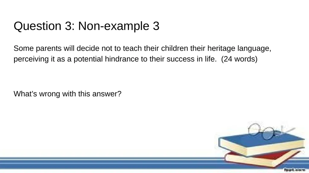 Reading Review Exam Style Questions Issues We need - slide 17 of 37