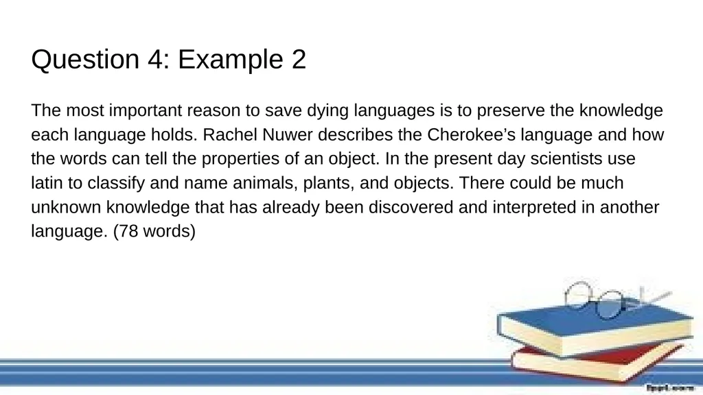 Reading Review Exam Style Questions Issues We need - slide 29 of 37