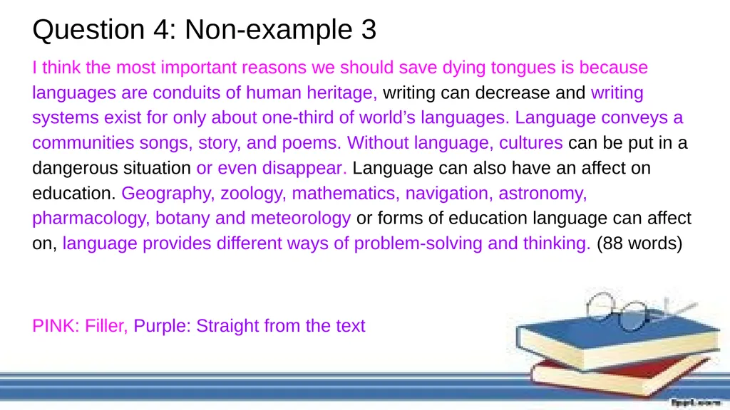 Reading Review Exam Style Questions Issues We need - slide 26 of 37