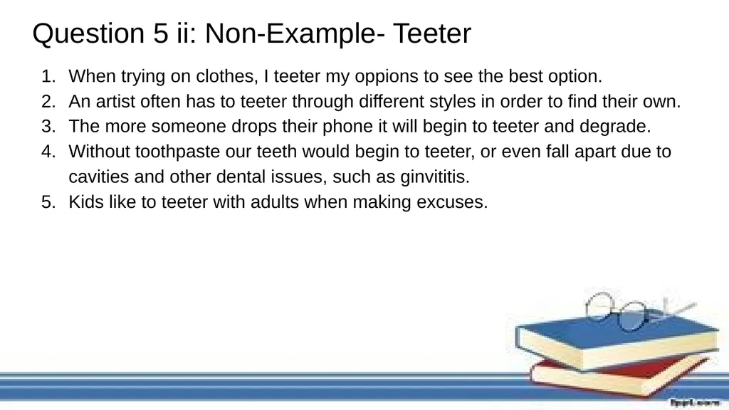 Reading Review Exam Style Questions Issues We need - slide 36 of 37