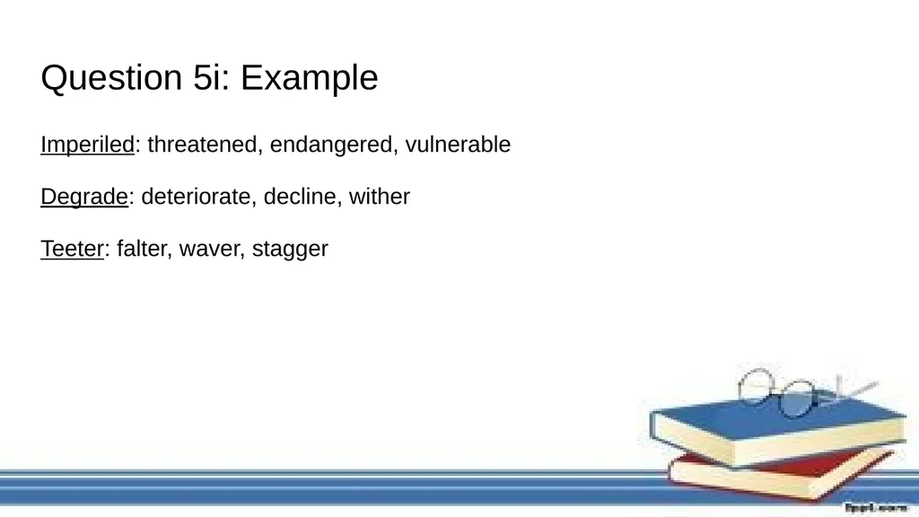 Reading Review Exam Style Questions Issues We need - slide 32 of 37