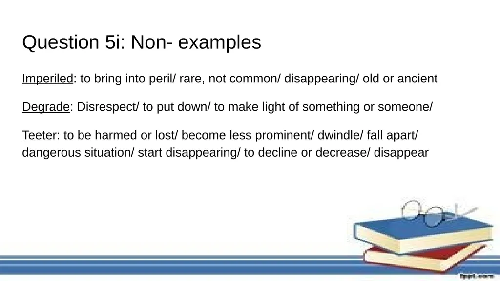 Reading Review Exam Style Questions Issues We need - slide 31 of 37