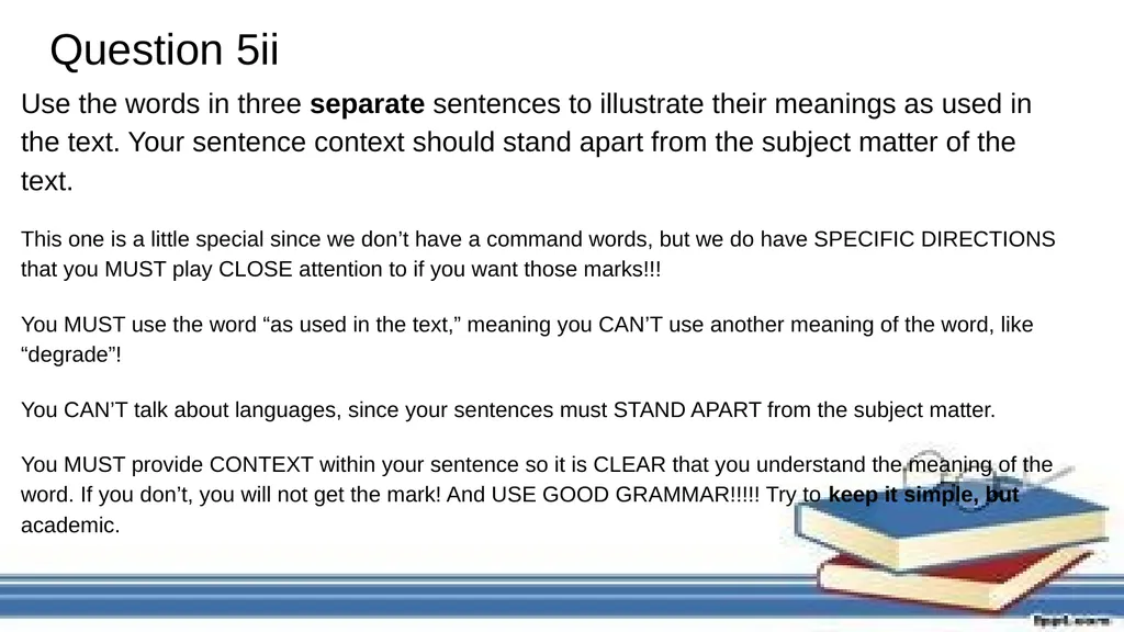 Reading Review Exam Style Questions Issues We need - slide 33 of 37
