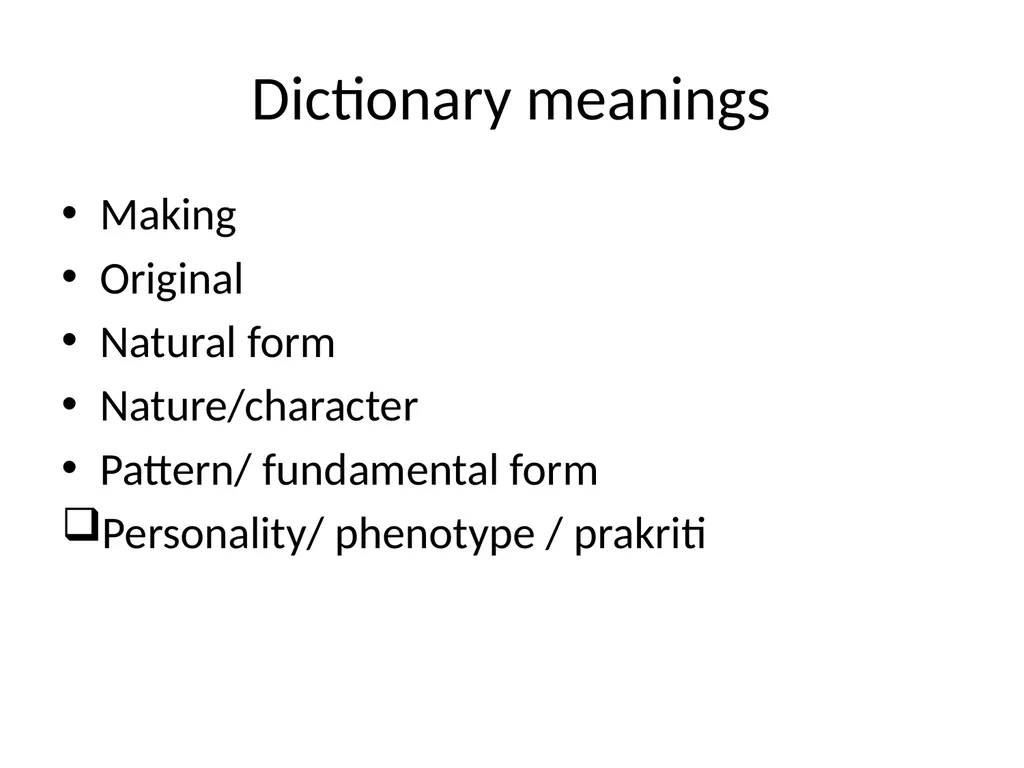 प्रकृति By Dr. Sivajothy S Associate Professor - slide 3 of 47