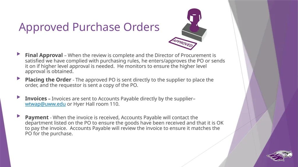 Procurement Guide State Purchasing Authority UW - slide 27 of 32