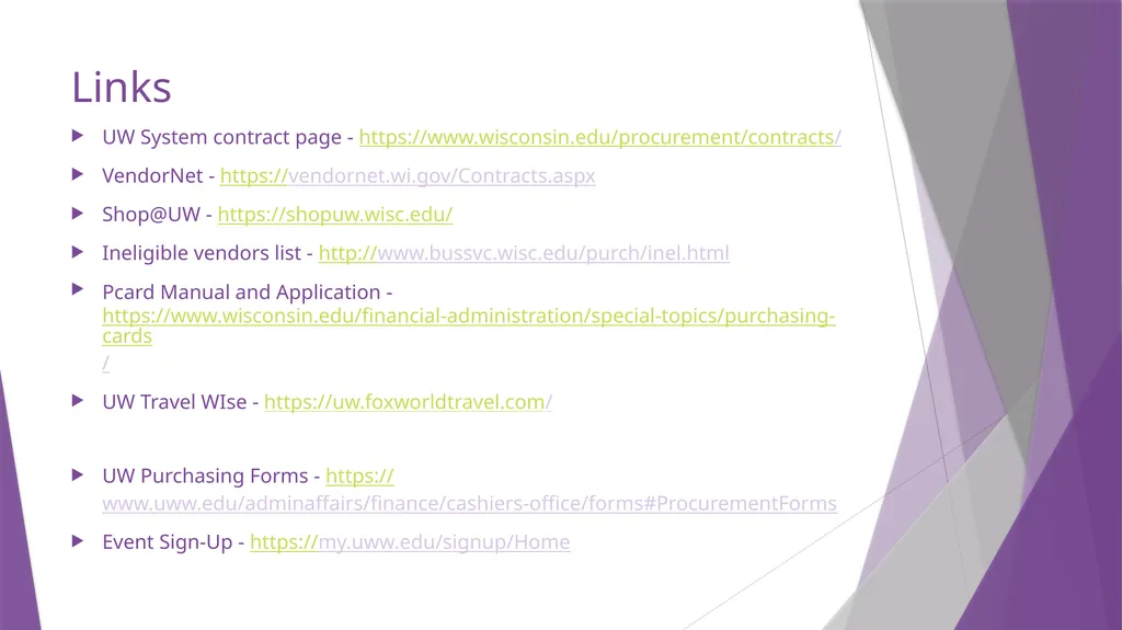 Procurement Guide State Purchasing Authority UW - slide 32 of 32