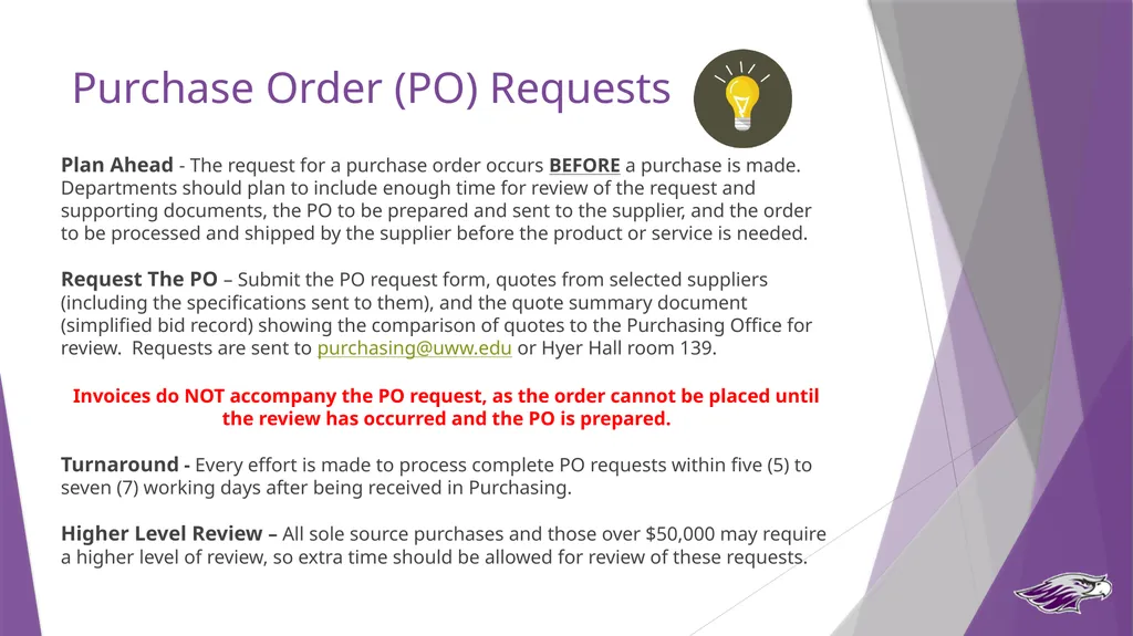 Procurement Guide State Purchasing Authority UW - slide 26 of 32