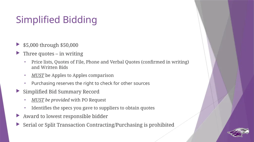 Procurement Guide State Purchasing Authority UW - slide 19 of 32