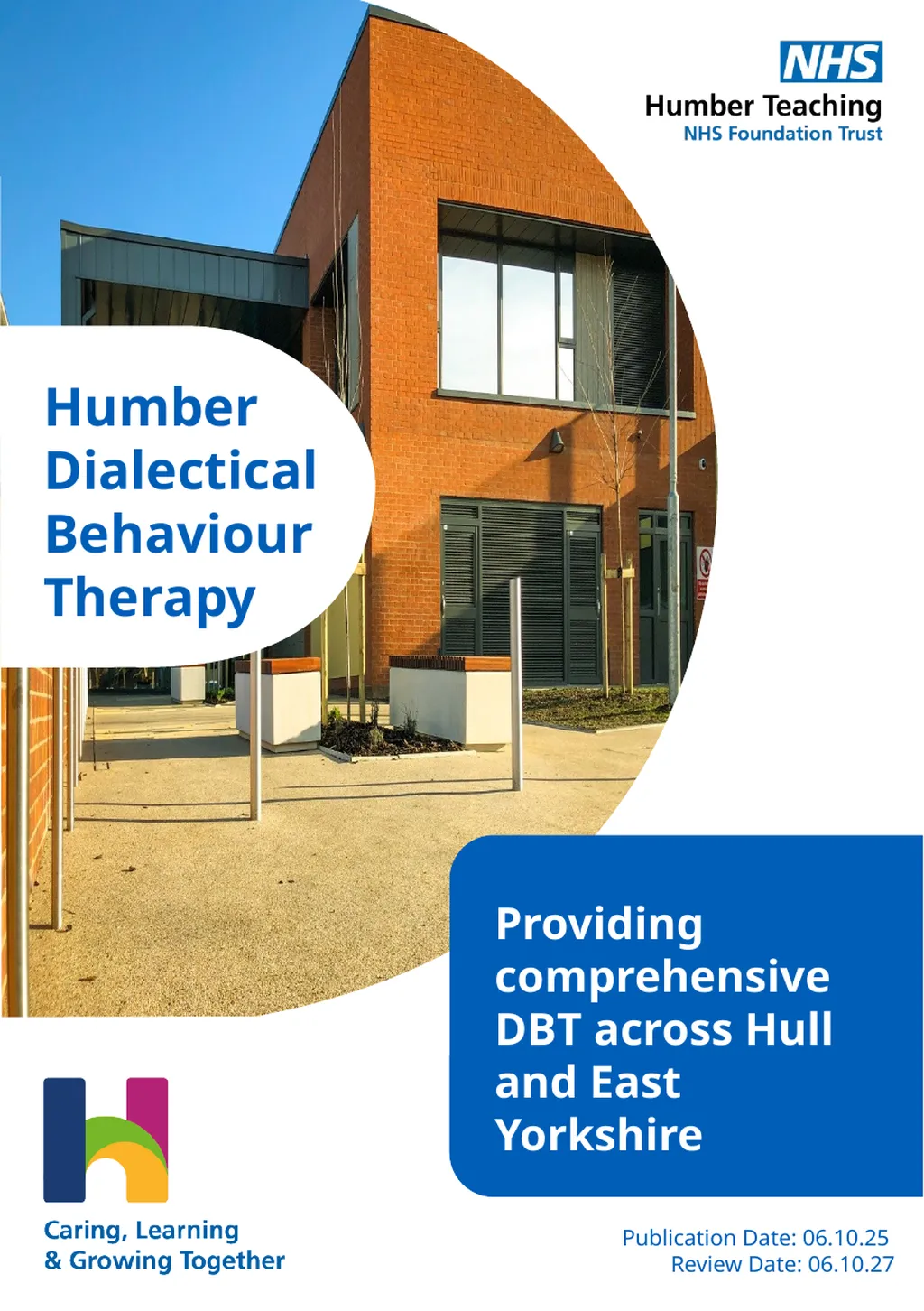 Providing comprehensive DBT across Hull and East - slide 1 of 4