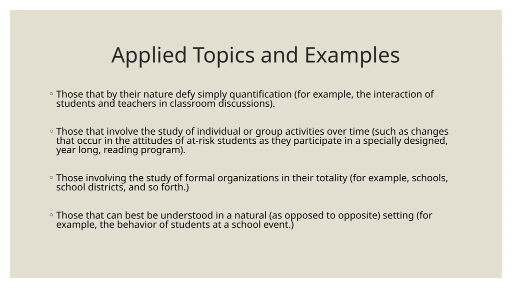 Qualitative Research Social constructionism - slide 36 of 49