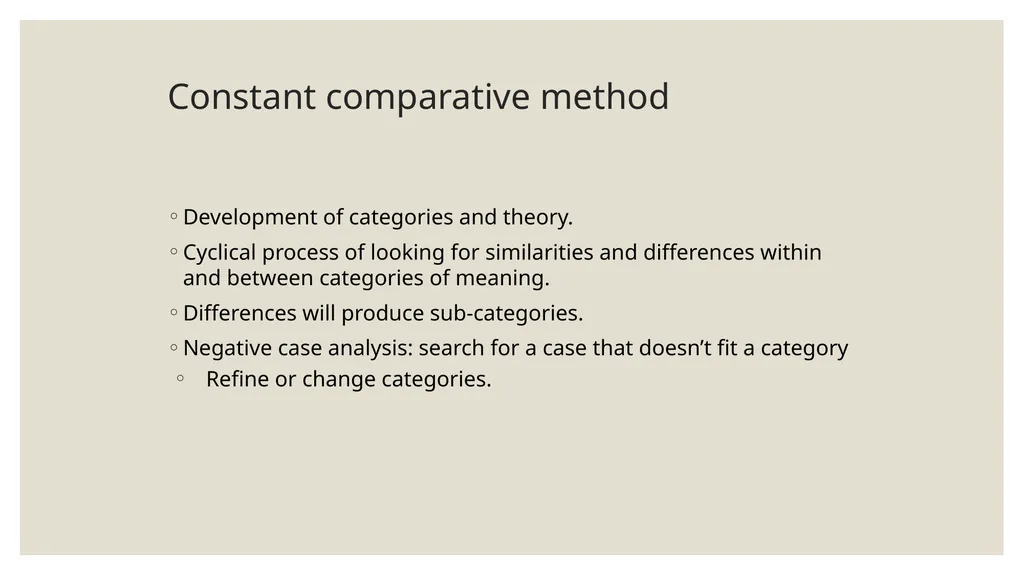 Qualitative Research Social constructionism - slide 19 of 49