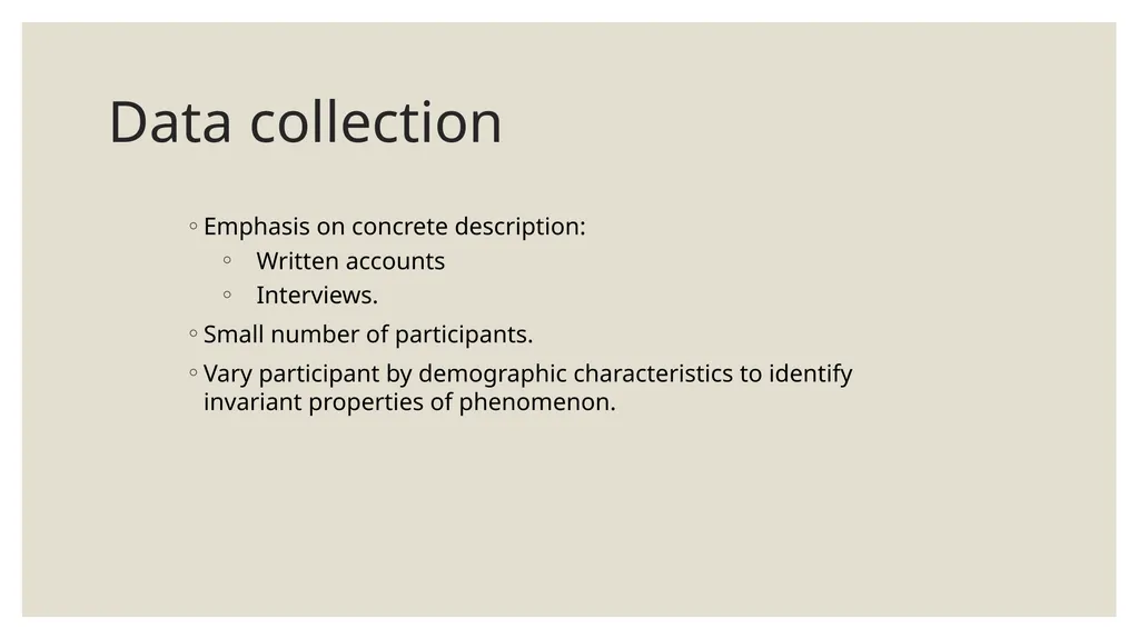 Qualitative Research Social constructionism - slide 11 of 49