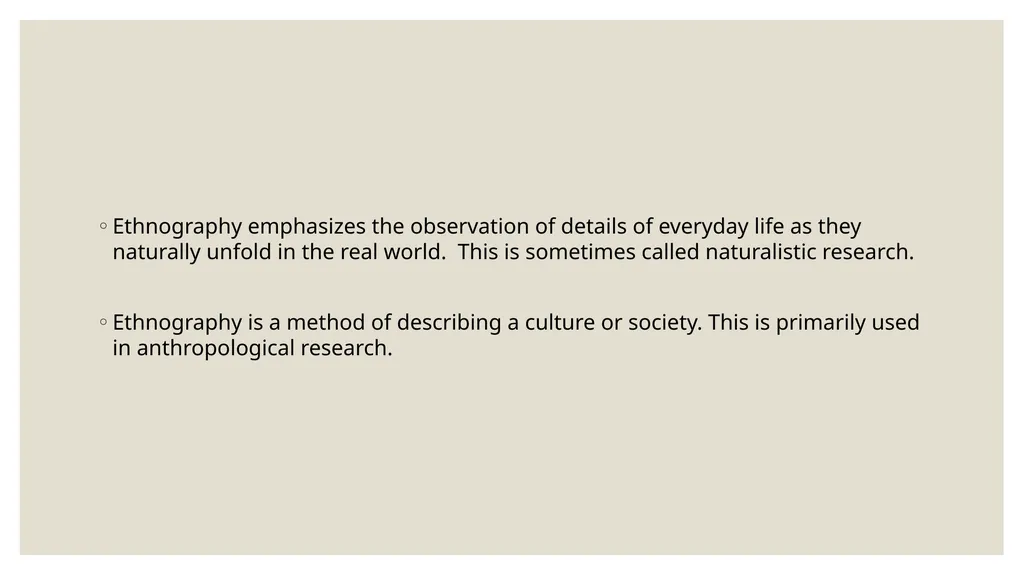 Qualitative Research Social constructionism - slide 35 of 49