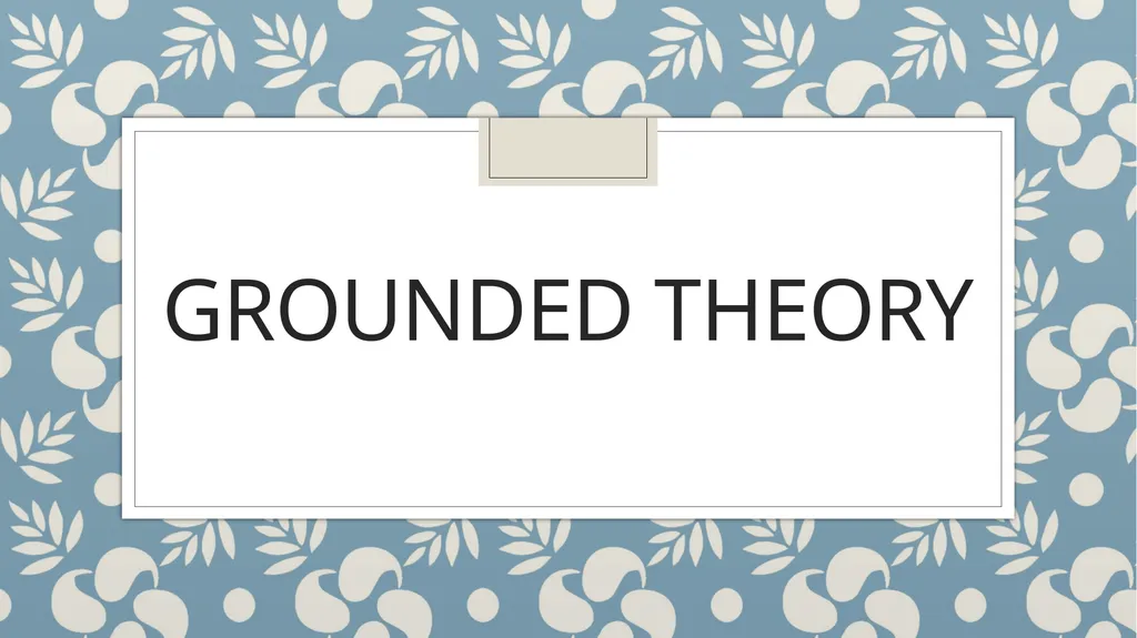 Qualitative Research Social constructionism - slide 14 of 49