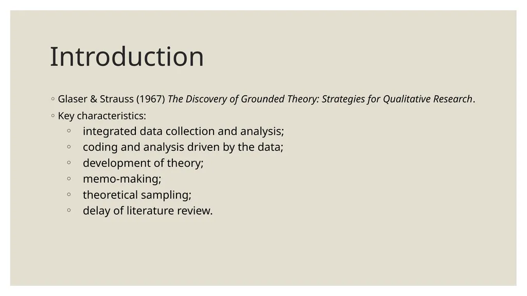 Qualitative Research Social constructionism - slide 15 of 49