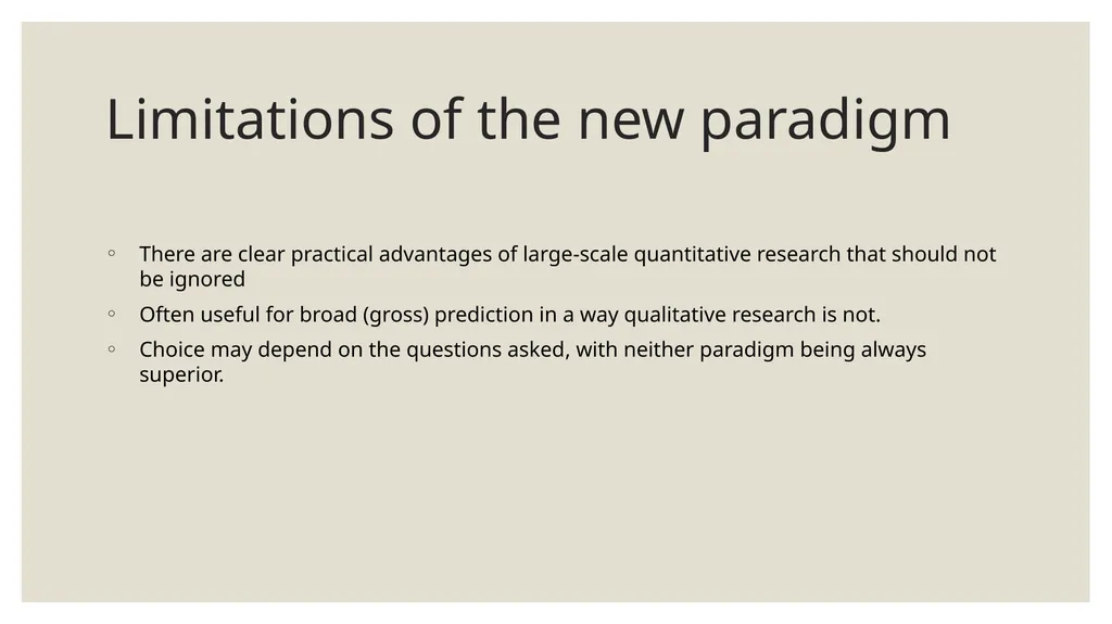 Qualitative Research Social constructionism - slide 6 of 49