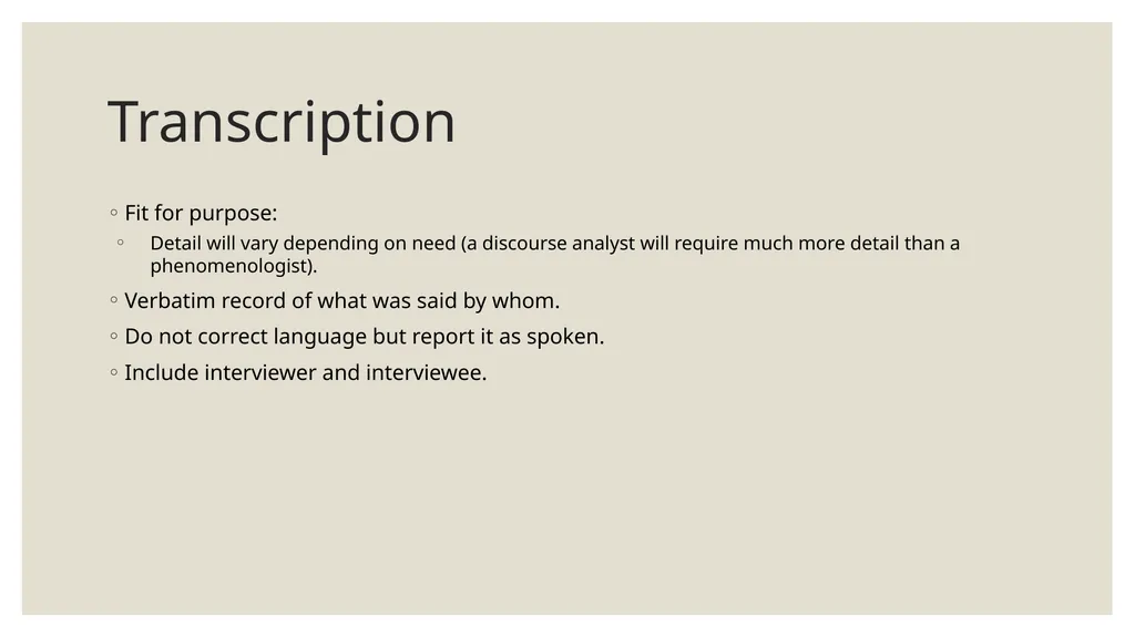 Qualitative Research Social constructionism - slide 42 of 49