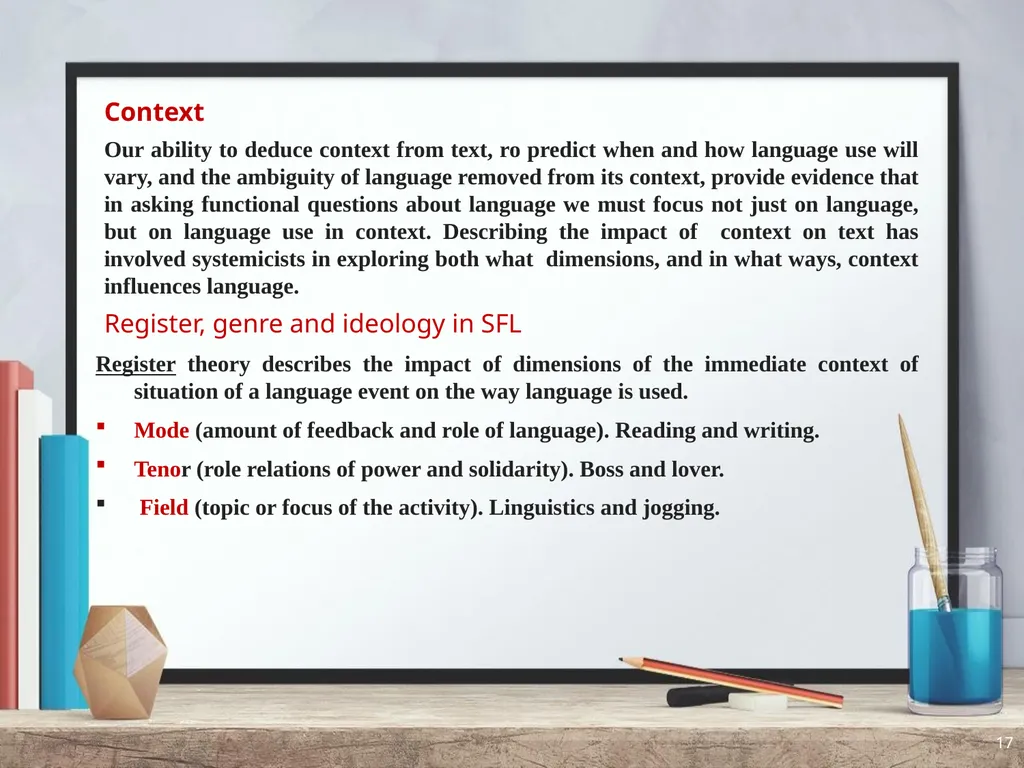 Functional Grammar Al-Mustansiriya University - slide 17 of 20