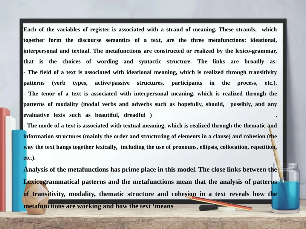 Functional Grammar Al-Mustansiriya University - slide 11 of 20