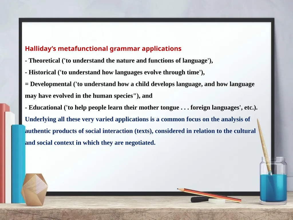 Functional Grammar Al-Mustansiriya University - slide 12 of 20
