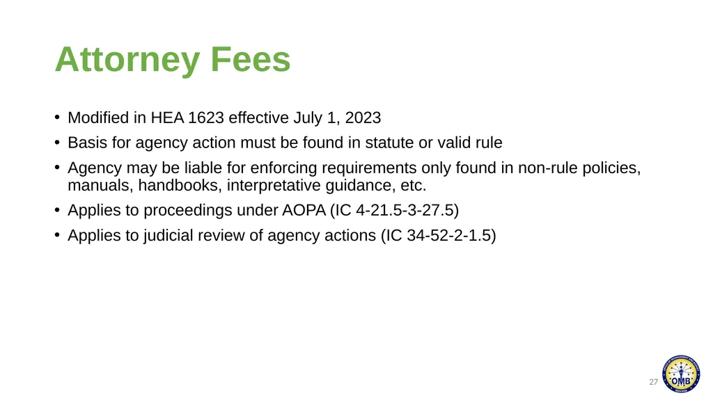 February 7, 2024 Administrative Rulemaking - slide 27 of 57