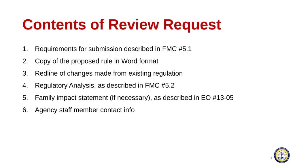 February 7, 2024 Administrative Rulemaking - slide 7 of 57