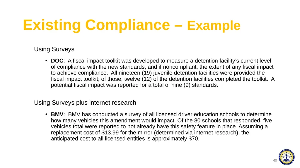 February 7, 2024 Administrative Rulemaking - slide 40 of 57