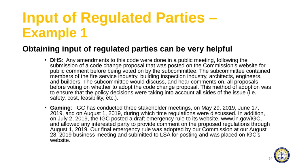 February 7, 2024 Administrative Rulemaking - slide 54 of 57