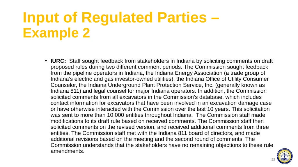 February 7, 2024 Administrative Rulemaking - slide 55 of 57
