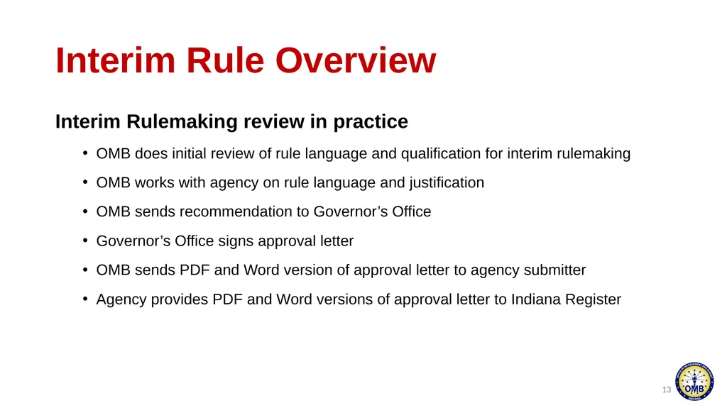 February 7, 2024 Administrative Rulemaking - slide 13 of 57