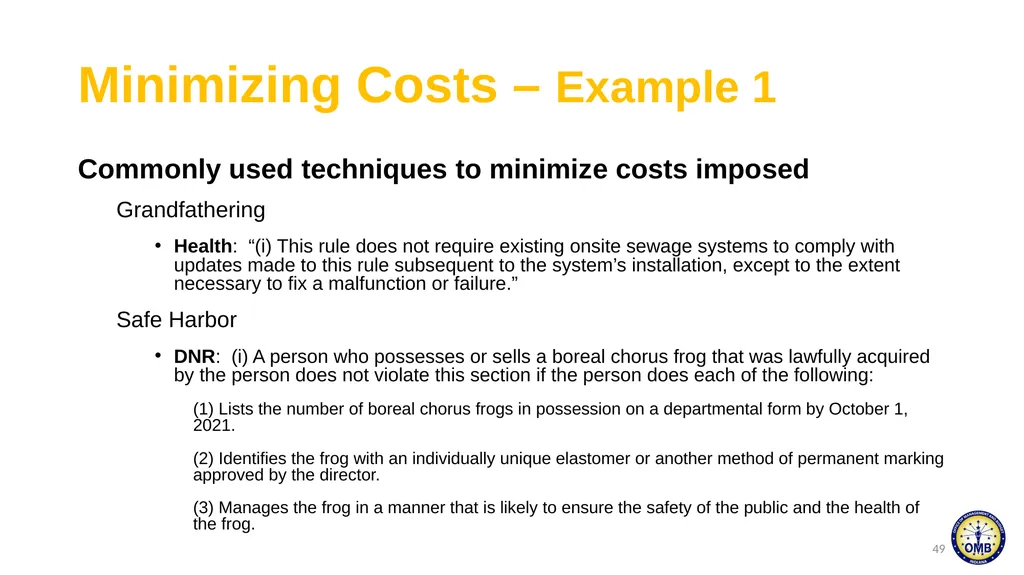 February 7, 2024 Administrative Rulemaking - slide 49 of 57