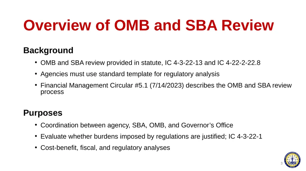 February 7, 2024 Administrative Rulemaking - slide 3 of 57
