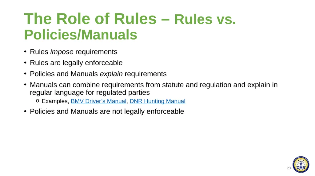 February 7, 2024 Administrative Rulemaking - slide 23 of 57