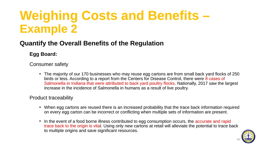 February 7, 2024 Administrative Rulemaking - slide 45 of 57