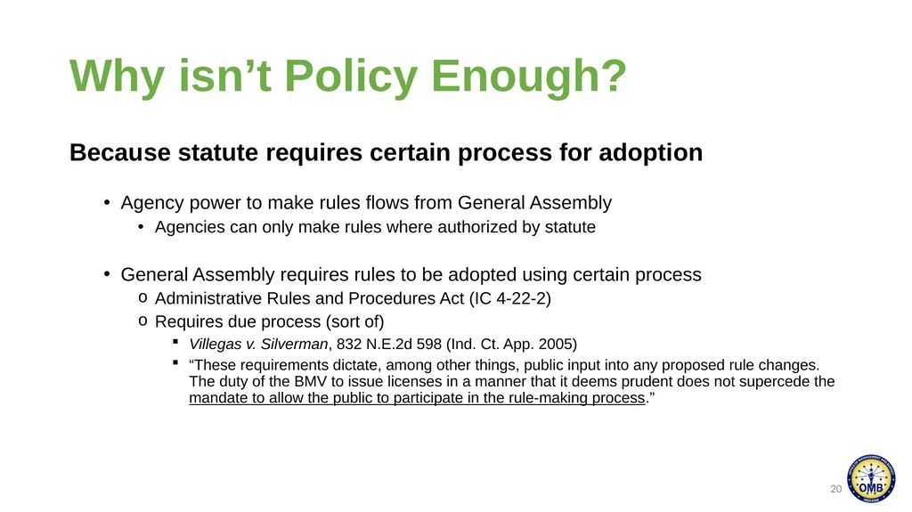 February 7, 2024 Administrative Rulemaking - slide 20 of 57