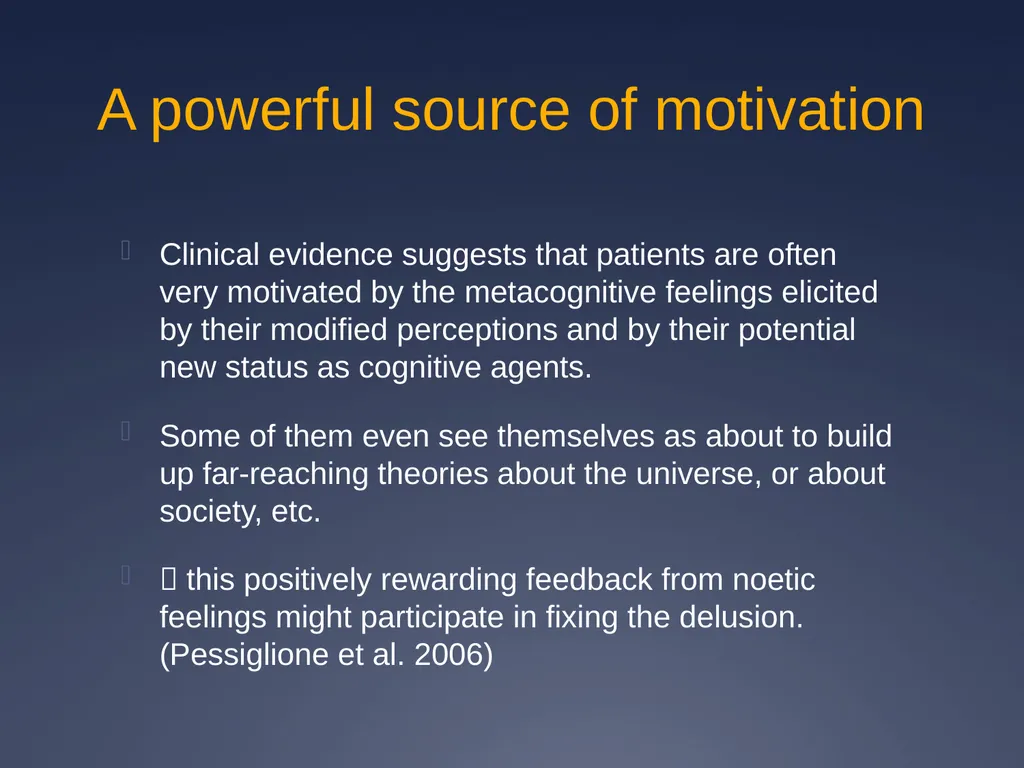 Does impaired metacognition contribute to - slide 38 of 55
