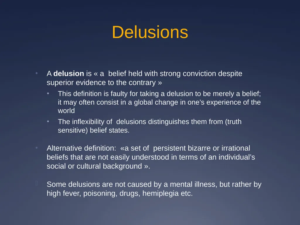 Does impaired metacognition contribute to - slide 3 of 55