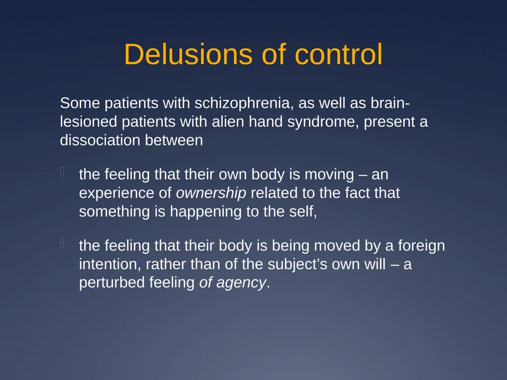 Does impaired metacognition contribute to - slide 6 of 55
