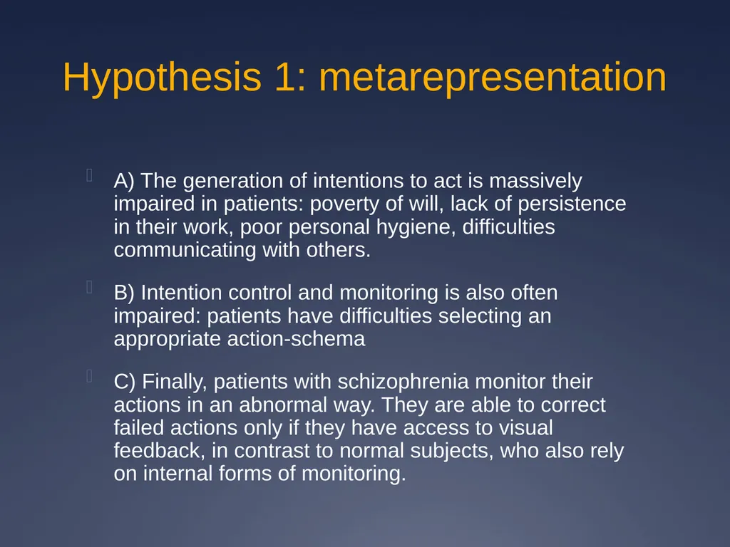 Does impaired metacognition contribute to - slide 8 of 55