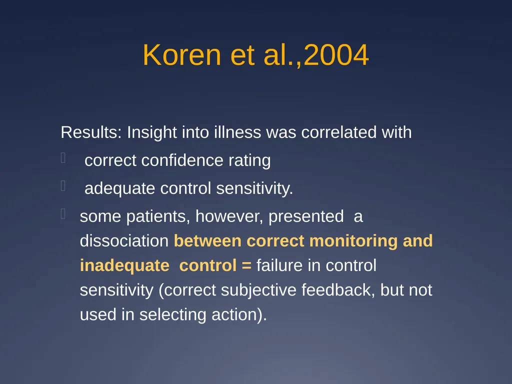 Does impaired metacognition contribute to - slide 50 of 55