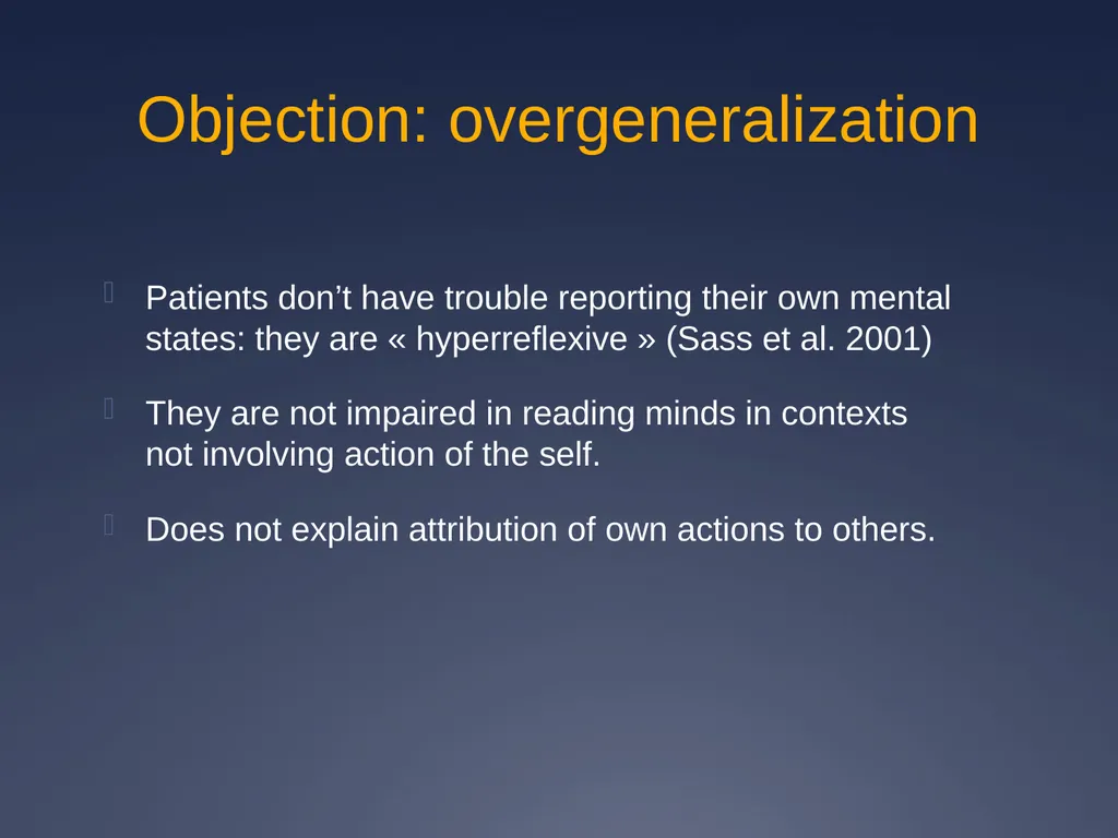 Does impaired metacognition contribute to - slide 12 of 55
