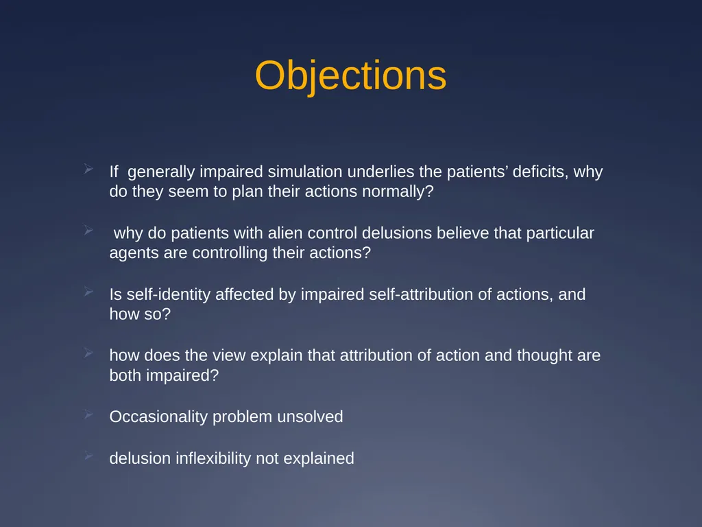 Does impaired metacognition contribute to - slide 23 of 55
