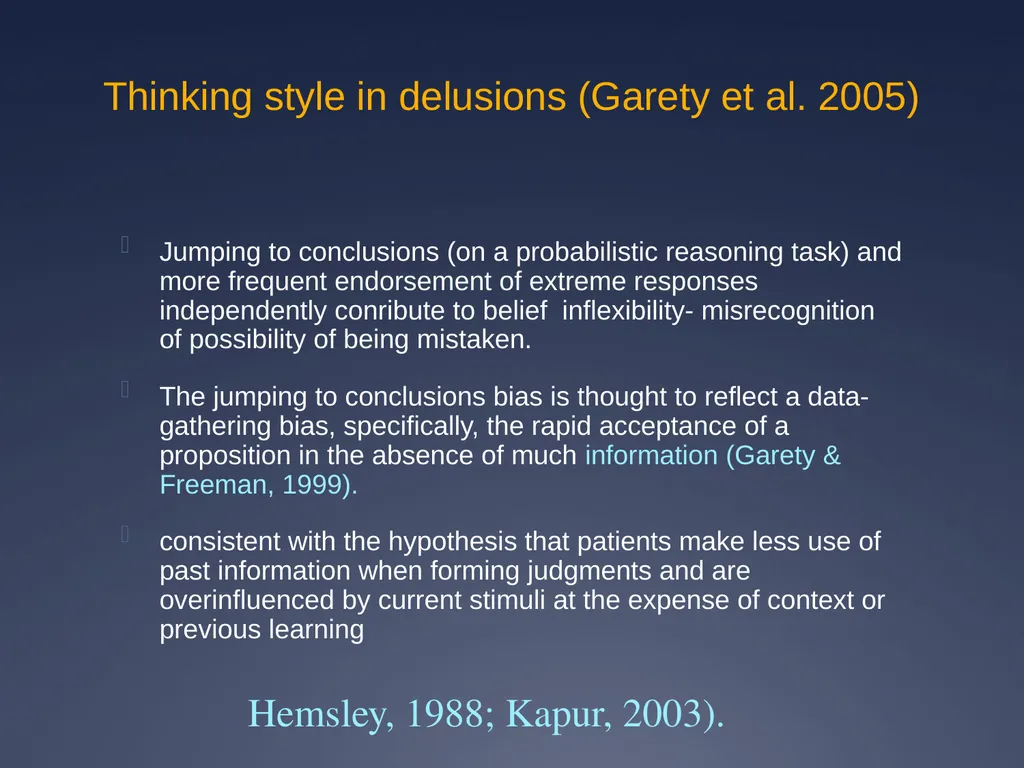 Does impaired metacognition contribute to - slide 46 of 55