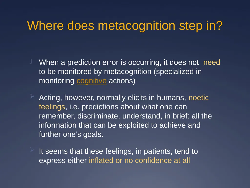 Does impaired metacognition contribute to - slide 32 of 55