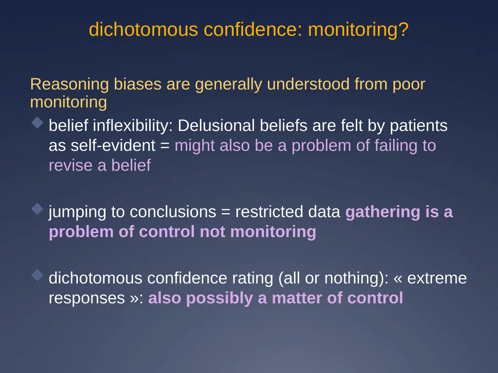 Does impaired metacognition contribute to - slide 42 of 55