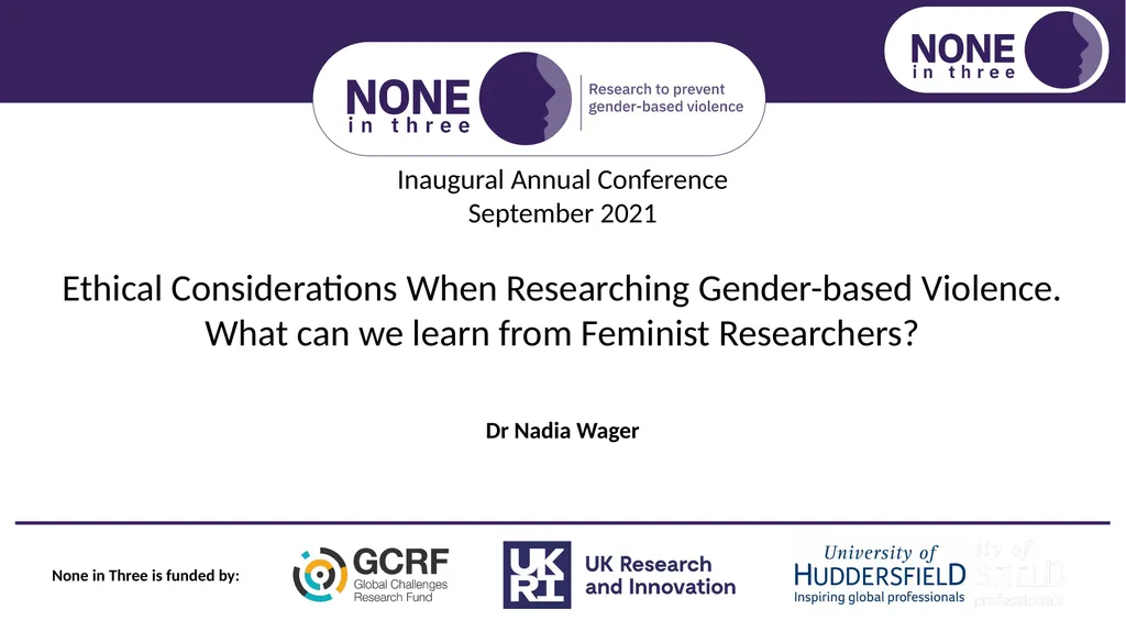 None in Three Inaugural Annual Conference - slide 1 of 19