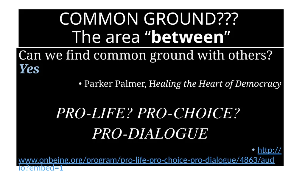 DIALOGUE FOR RECIPROCITY Diane Maodush-Pitzer - slide 15 of 25